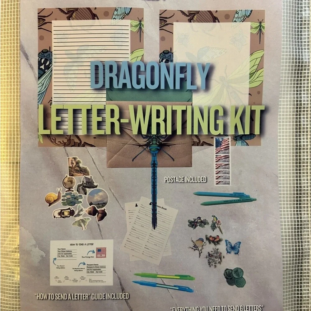 Dragonfly Letter-Writing Kit - Picture 3 of 7